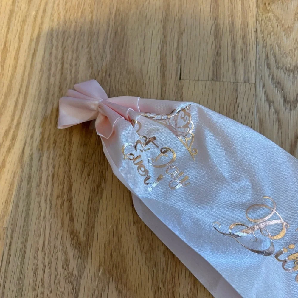 Disney Bibbidi Bobbidi Boutique Sash Pink World Land Girls Decor
